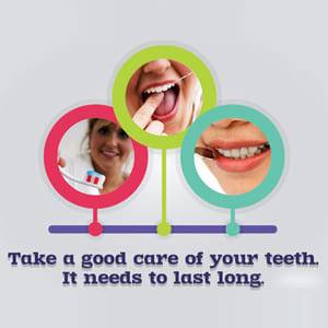 Lifetime dental care advertisement